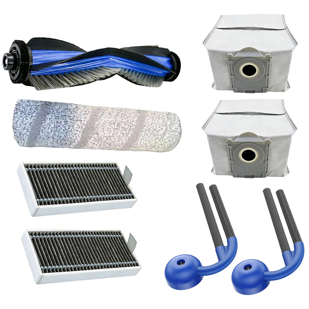 

Основная щетка, боковые щетки, роликовые мешки для сбора пыли с фильтрами для робота-пылесоса YEEDI S16 PLUS, набор инструментов для уборки дома