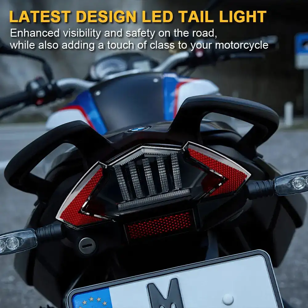 BMW Motorcycle LED Tail Light E-Mark DRL Brake Stop Light for F800 S/ST F800GT F800R R R1200 GS Adventure 1200R F650 Dakar GS ST