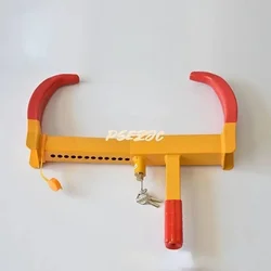 The Ox Horn Wheel Lock Can Be Used As A Clamp Lock A Vice Lock and A Car Tire car anti theft