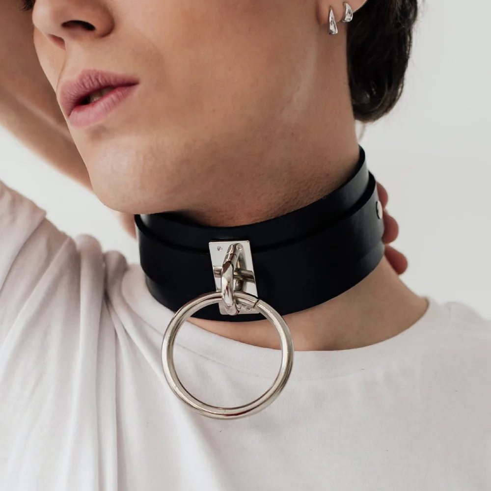 Sexy Vrouwen Choker Bondage Ketting Lederen Cosplay Bdsm Hot Slave Kraag Erotische Nek Riem 18 Gey Femme Cuff Fetish Game Ornament