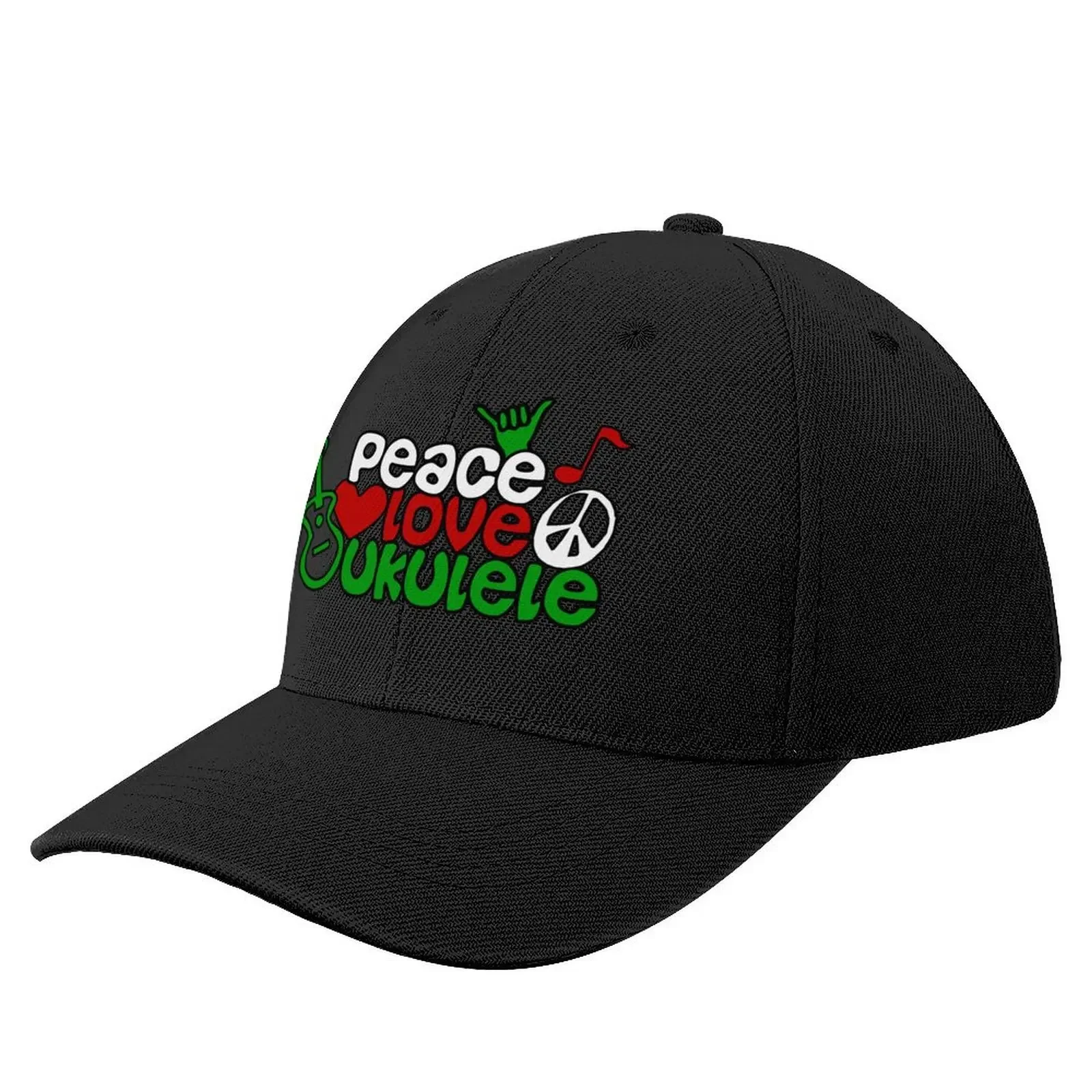 

Ukulele Love Peace Baseball Cap beach hat Sun Cap Brand Man cap party Hat Man Women's