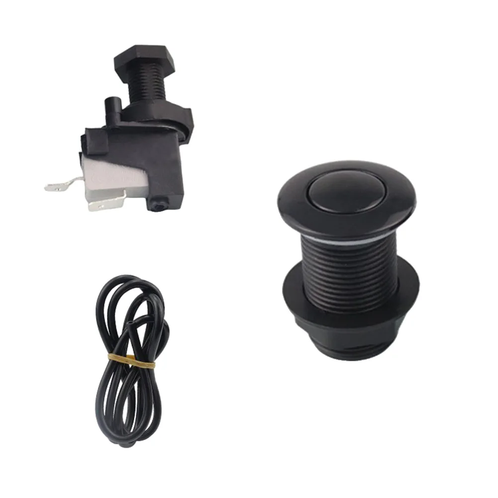 32mm Air Switch Kit with Pneumatic Button for Hot Tubs Garbage Disposal Processors and Spas Providing Safer Switch Operation