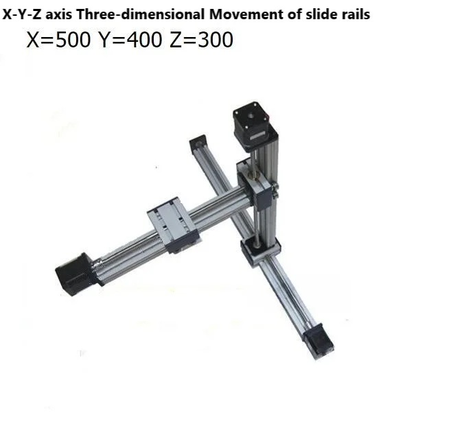 New 3D X-Y-Z Axis Three-dimensional Movement Of Slide Rails 57 Stepper Motor Module w