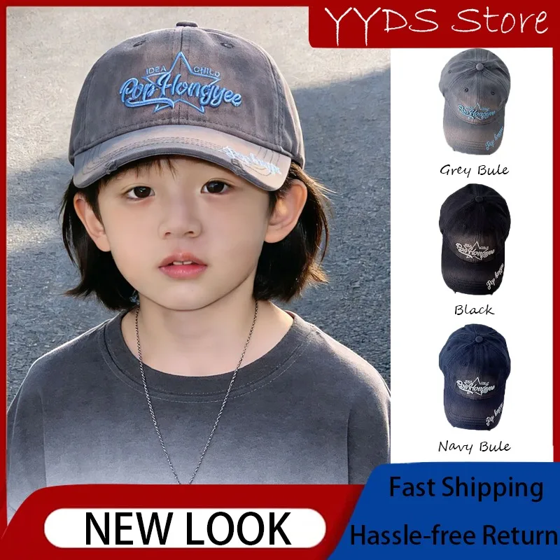 cappellino-da-baseball-per-bambini-con-ricamo-effetto-usurato-stile-hip-hop-streetwear-per-ragazzi-e-ragazze-casual-e-alla-moda-per-uso-quotidiano