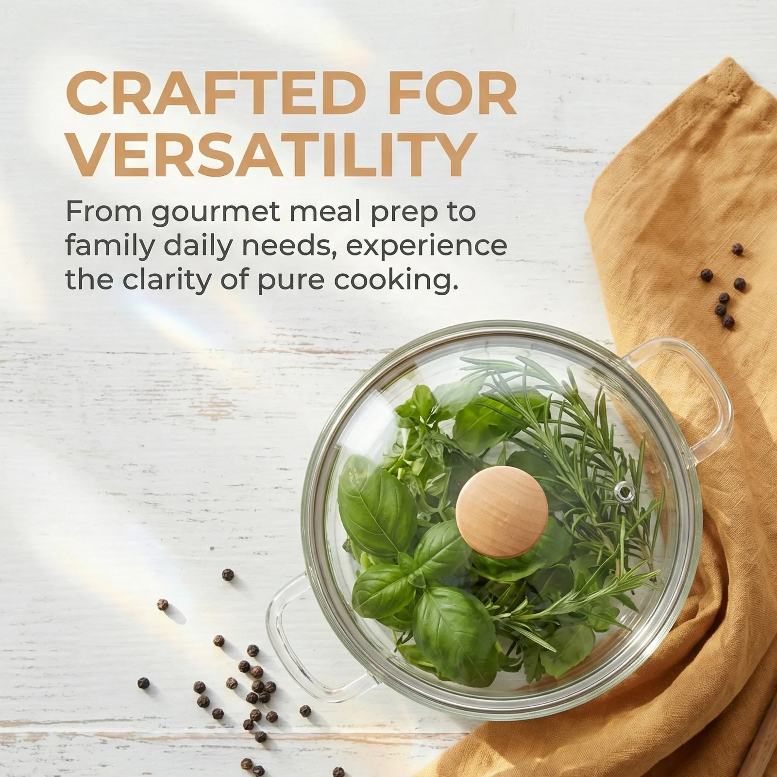 Clear Borosilicate Glass Pot Double Handle Small Simmer Pot Soup Saucepan Cooking for Stove Ramen Porridge Noodles Easy Clean