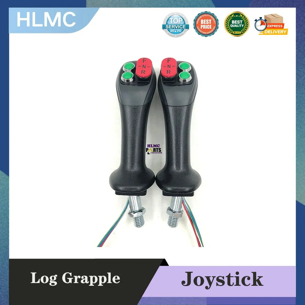 

High Quality Excavator 2-Button Hydraulic Joystick Rocker FNR Switch Log Grapple Forward Reverse Joystick Control Assy