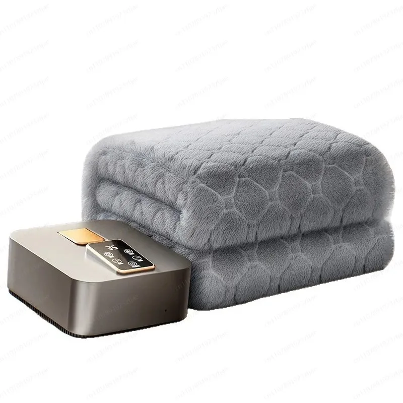 JMZ Electric Water Heating Blanket Double Single Adjustable Temperature Mattress Pad for Adults Winter Bed Home Use Full Set