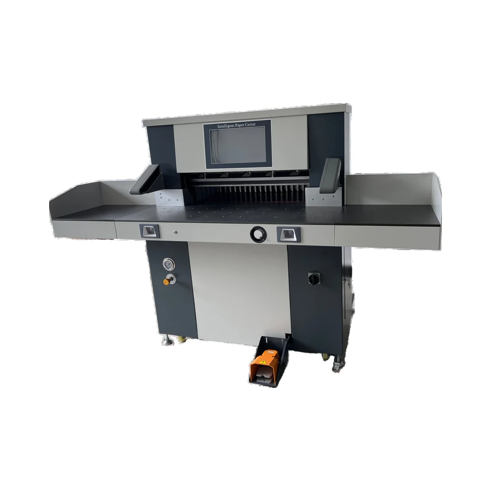 Boway 8210HD Heavy Duty Hydraulic Paper Cutting Machine Automatic Grade New Condition 820mm Max Cutting Width 0.2mm Accuracy