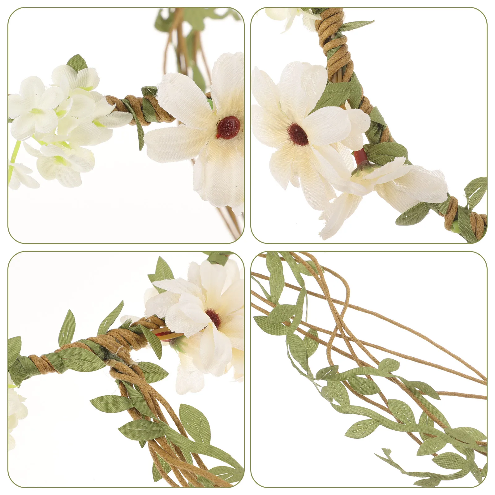 

Chrysanthemum Wreath Hairband Women Flower Crowns Headband Bridal Accessories Lightweight Durable Comfortable Elegant Wedding