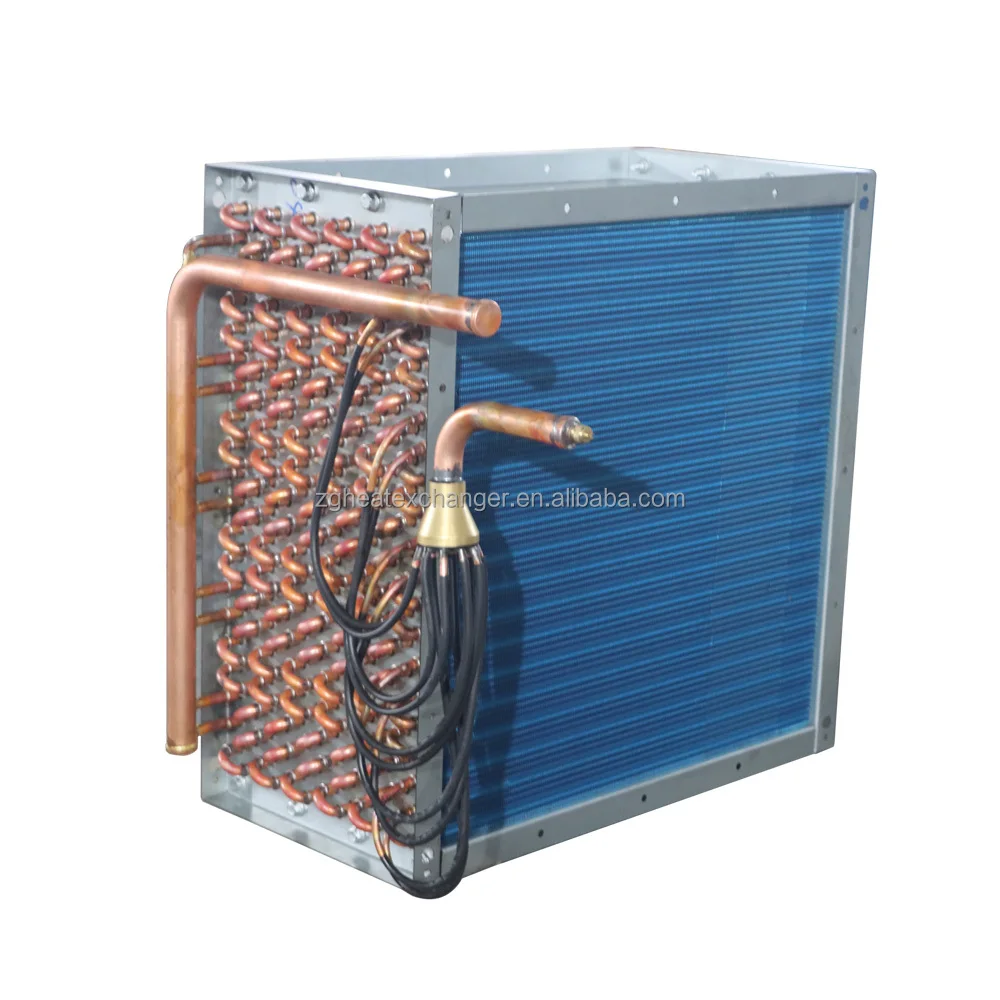 Bobina evaporatore ad alte prestazioni per la refrigerazione da latte utilizzando tubi in rame e alette in alluminio
