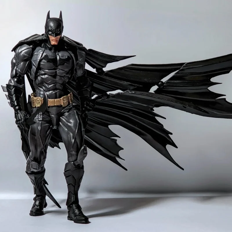 

In Stock Dc Anime Figurines Amazing Batman Dark Knight Yamaguchi Revoltech No.009 Batman Action Figure Model Toys Doll For Gift