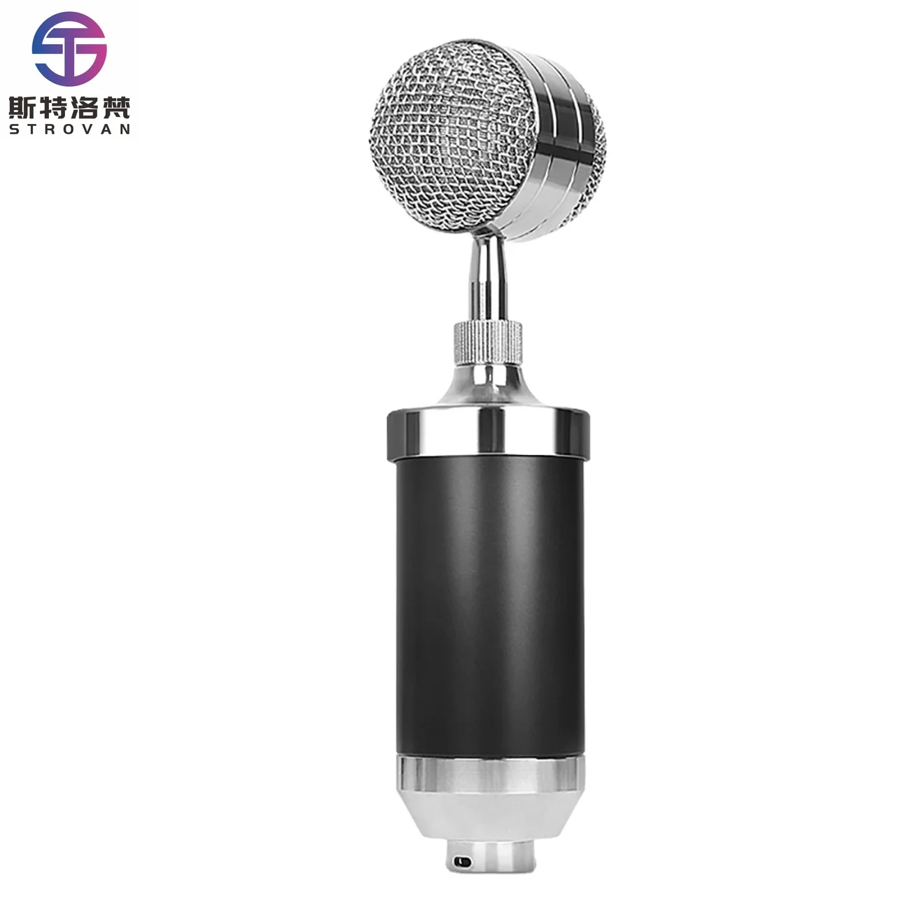 

E800 Professional 3.5mm Plug Metal Shock Mount Kit Condenser Mic Recording Studio PC Wired Microphone