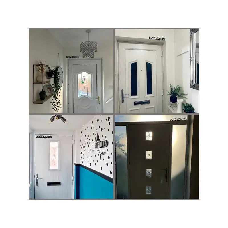 Arte de pared de metal moderno - "Love You, Goodbye" - Ideal para decoración de bodas y arte interior, perfecto para el espacio de pareja, gran idea de regalo