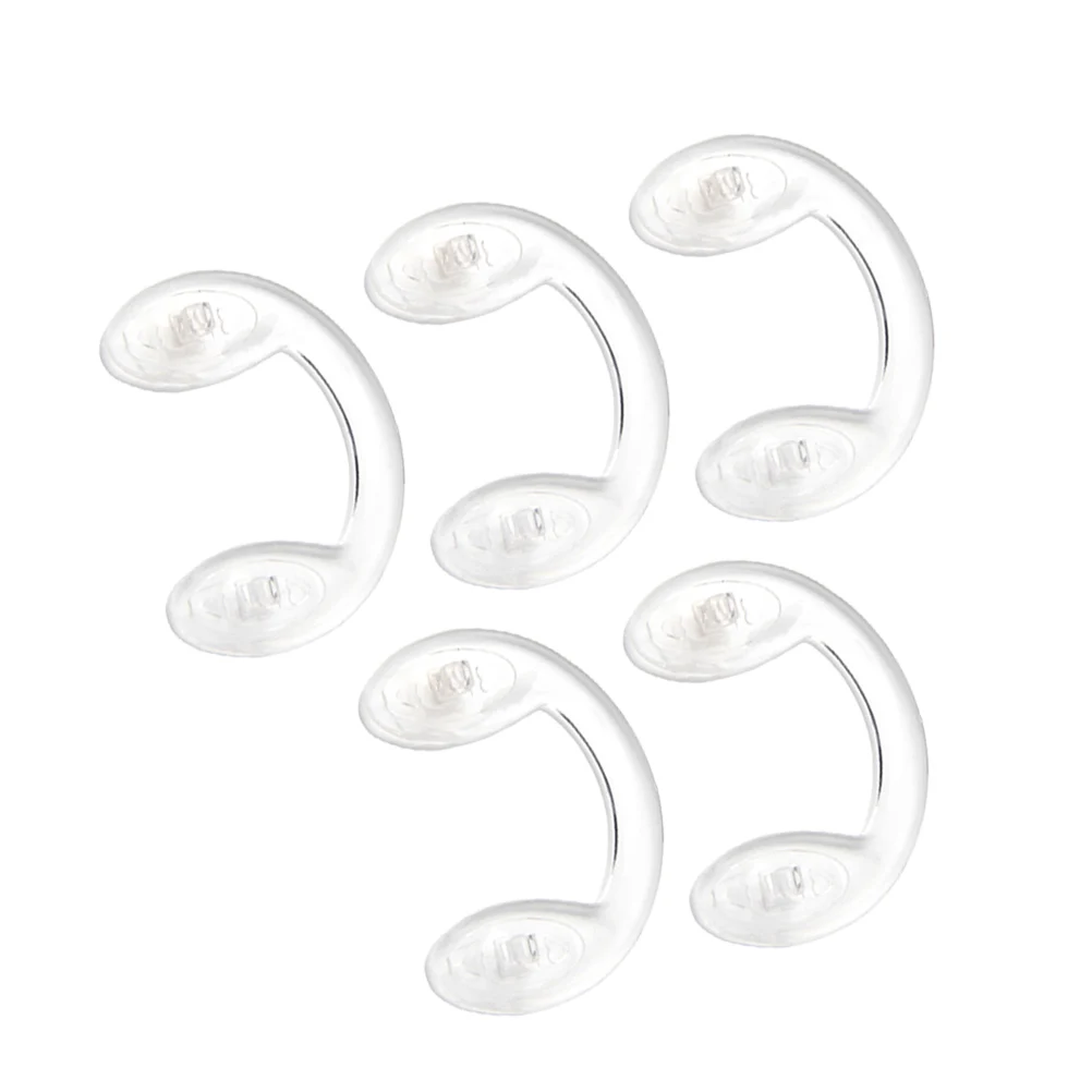 

5 Pcs Eyeglasses Nose Pads Soft Silicone U Shape Anti Slip for Glasses Frame Replacement Accessories