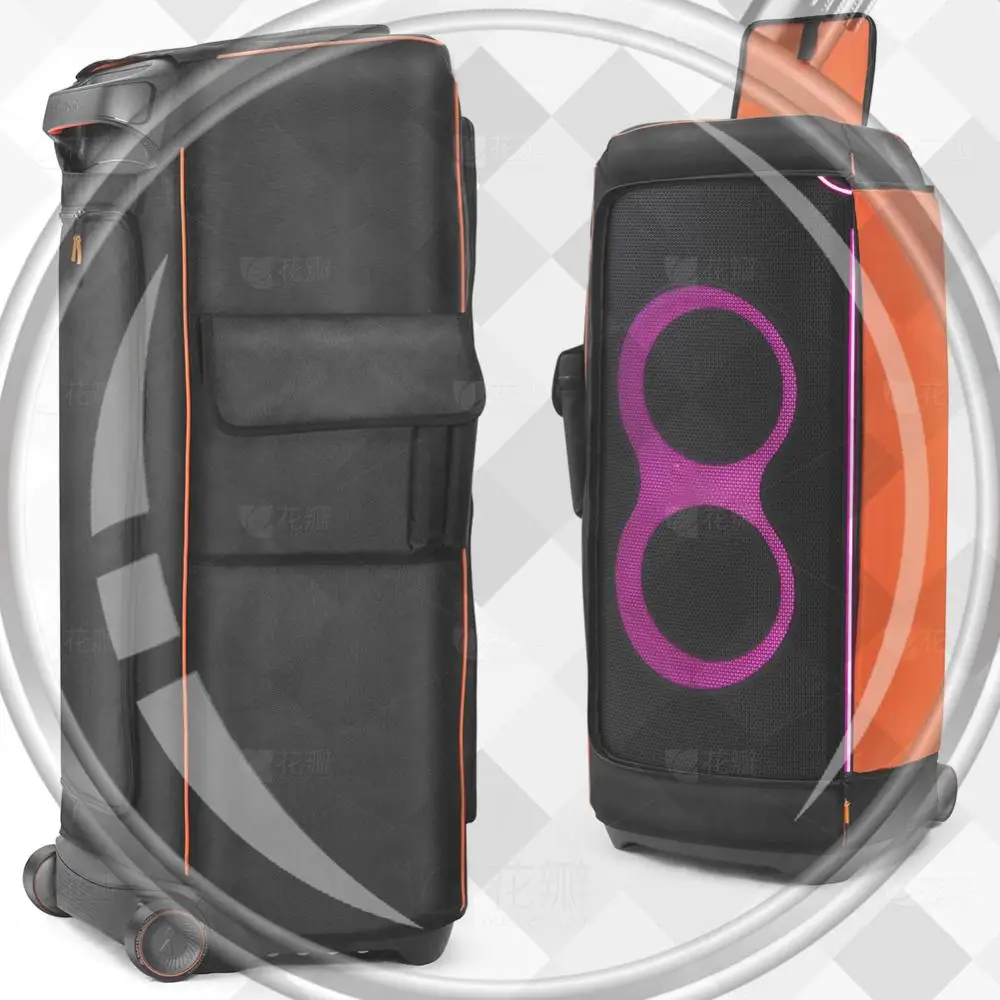 

For JBL Partybox Speaker Foldable Dust Cover Protective Case with Side Storage Pocket Speaker Case Slip Sleeve Multifunction Bag