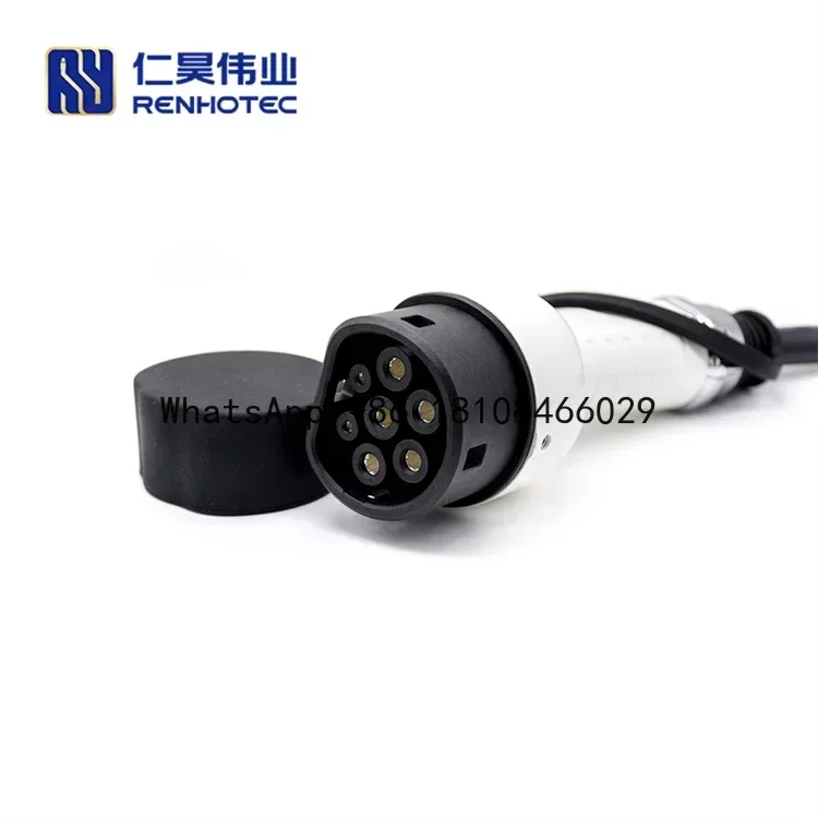 GBT Adapter Male Female Car with J1772 Iec Power Plug Battery Connectors to DC Cable 1 for Charger 2 Type Charging EV Connector