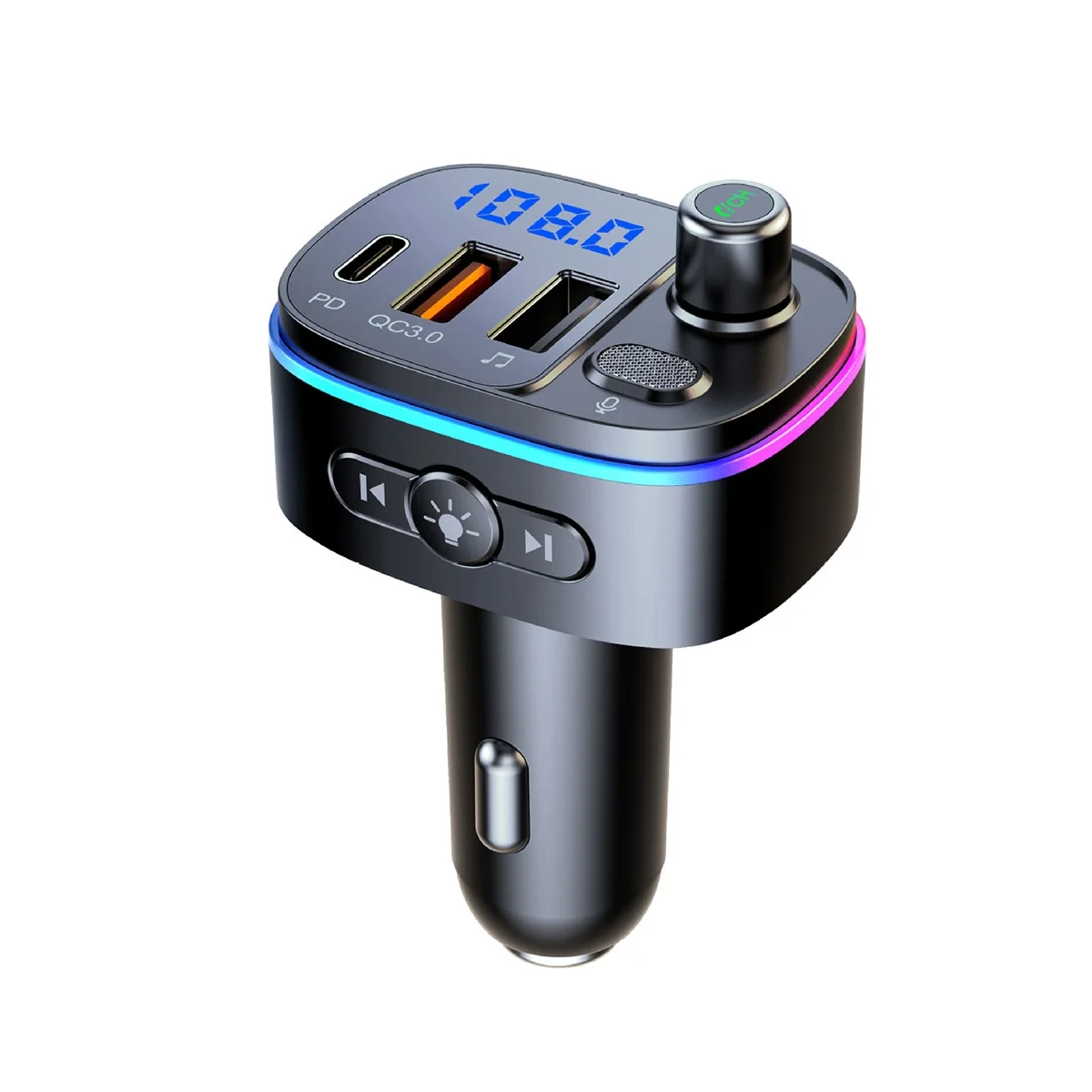 

New Car Bluetooth Mp3 Player Lossless Bluetooth Call Multifunctional Car Player Car Charger 3.0 Fast Charging