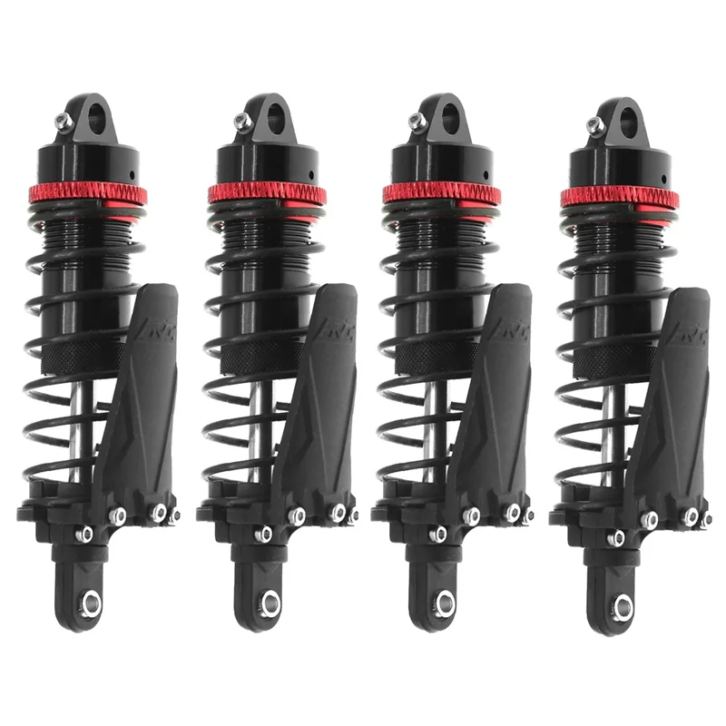 

CYGJ-4PC Metal RC Piggyback Shock Absorber Hole To Hole 90Mm For 1/10 RC Crawler Car Trx-4 TRX4 Axial SCX10II D90 CC01 Parts ,Re