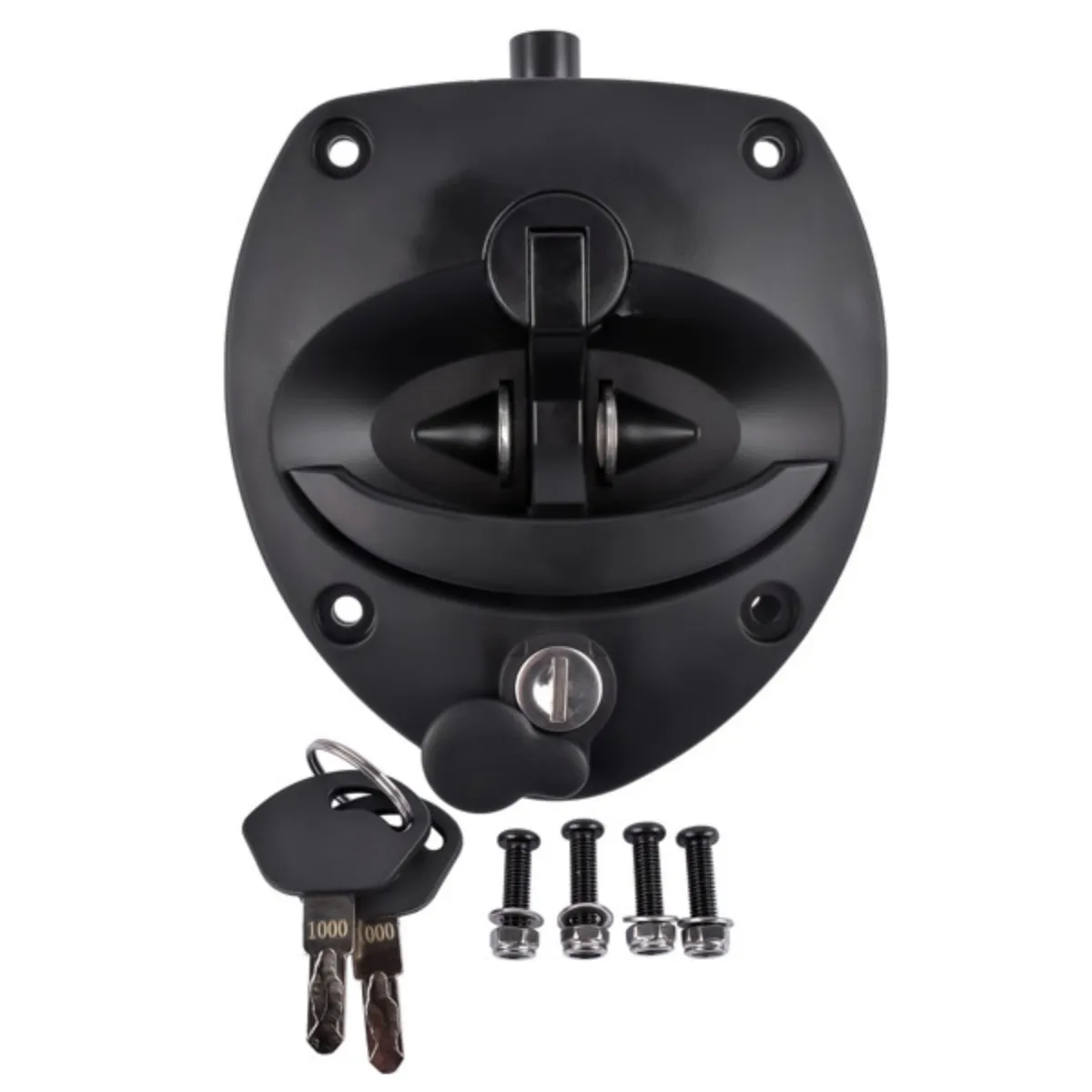 

Door Latch Assembly w/ T Handle and 2 Keys Fit for Cummins Kohler Generator 0406-0972-01 A034B471