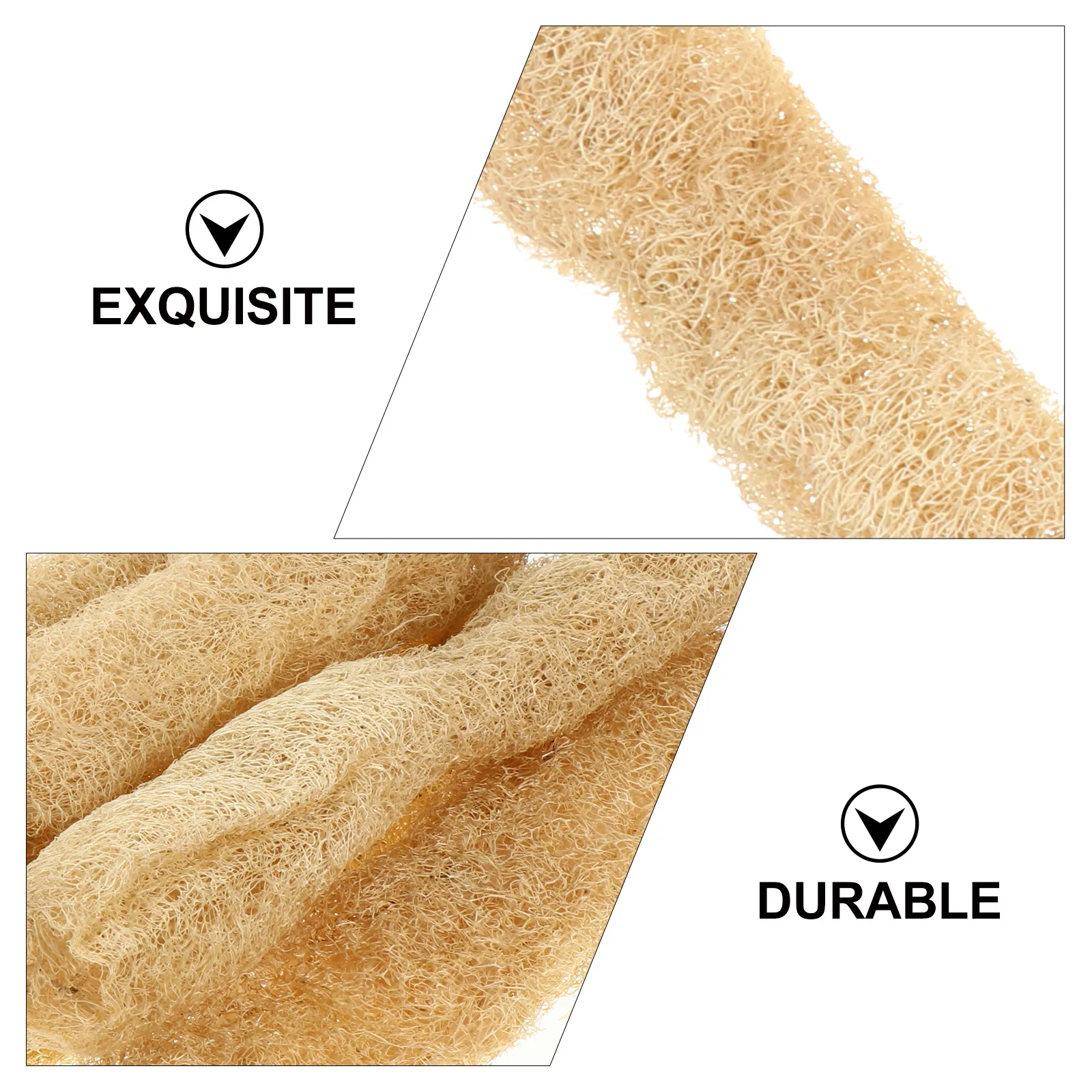 

5pcs Natural Loofah For Pets Teeth Cleaning Chew Bath Sponge Scrubber Small Animal Supplies Puppy Molar Hamster Chewing Shower