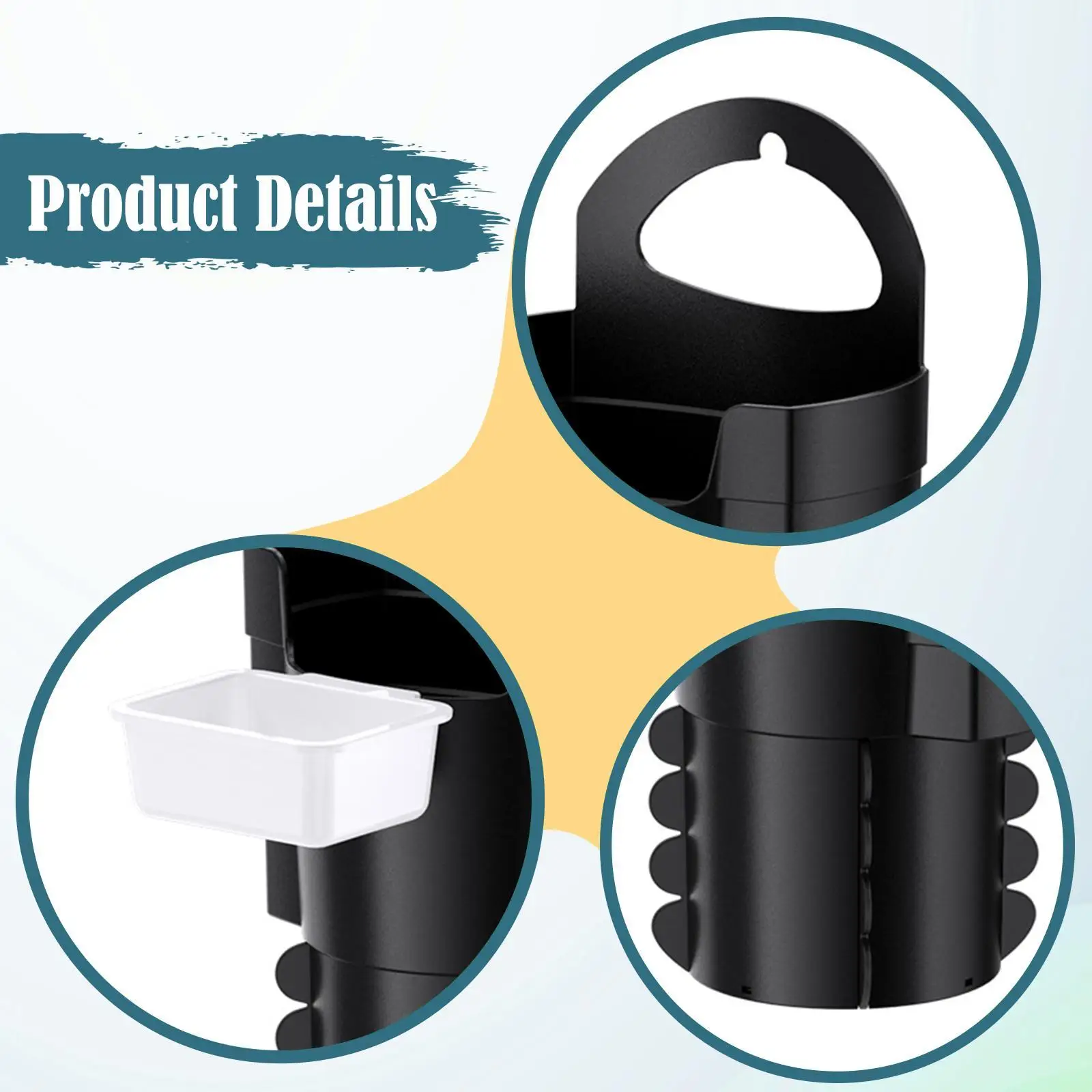 Car French Fry Holder with Sauce Holder Multipurpose Universal Auto Accessories Storage Box for Phone Wallet Fast Food