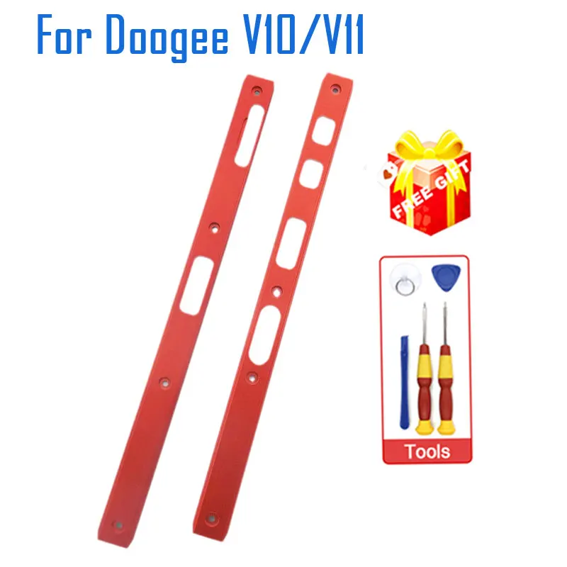 New Original DOOGEE V10 V11 Housing A Front shell Middle Side Plastic Left Right Decorative Parts Frame Middle For Doogee V11