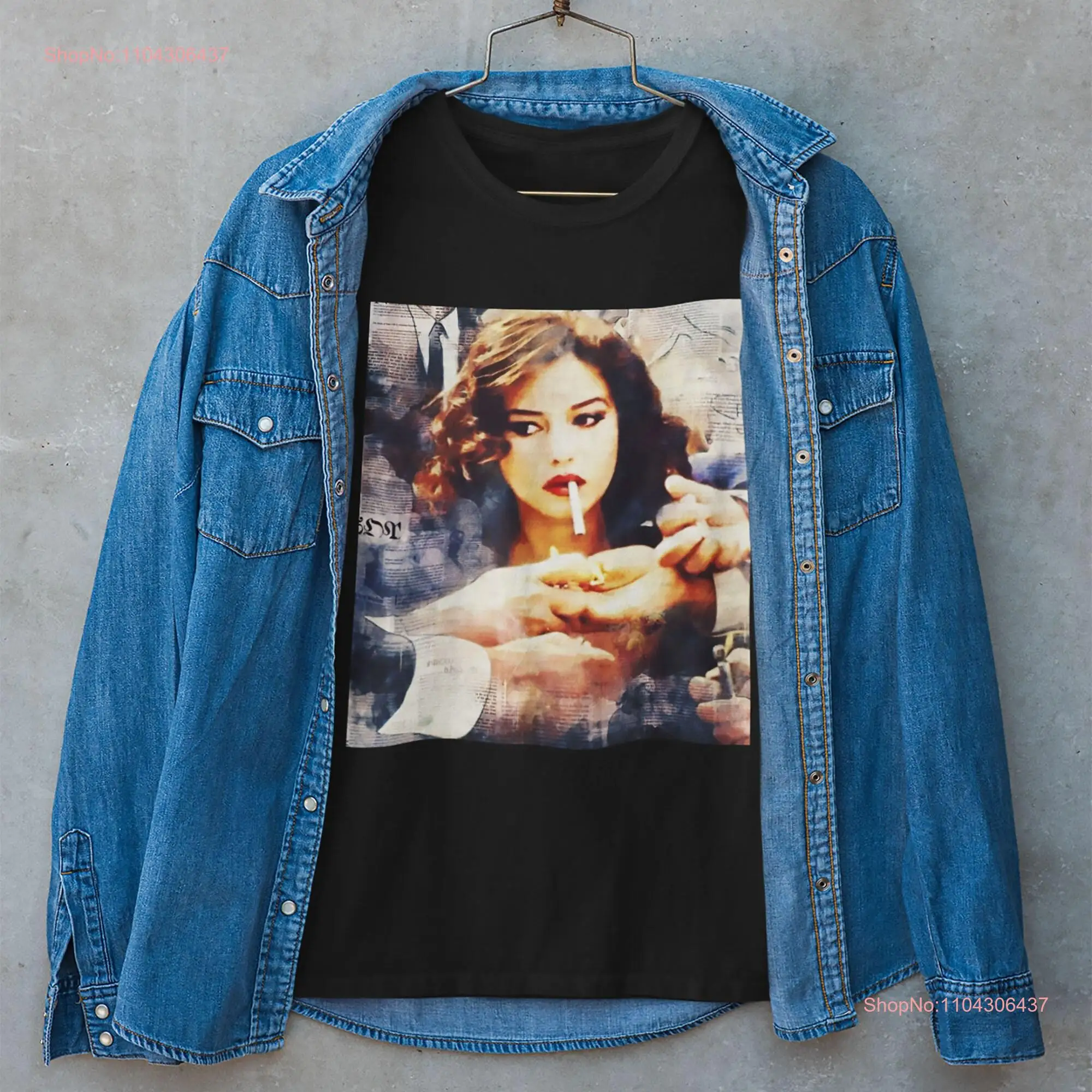 Vintage Retro Malena Monica Bellucci Fit T Shirt for movie fans long or short sleeves