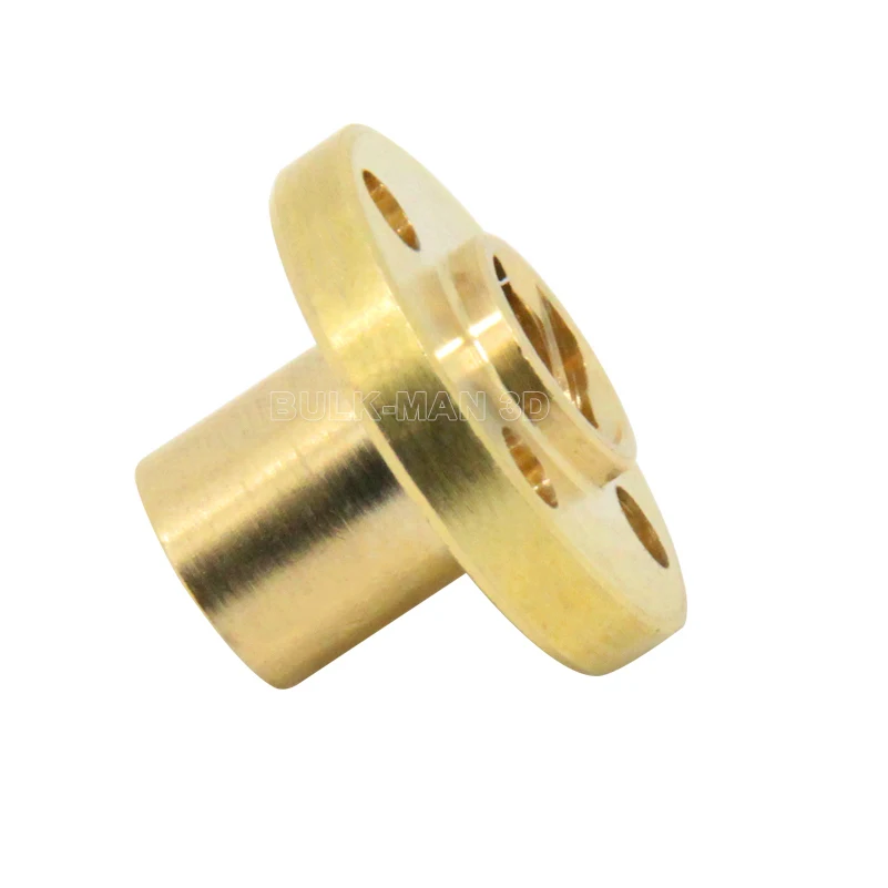 ACME Brass Nut TR8x2/TR8x4/TR8x8mm Copper T8 Lead Screw Nut Pitch 2mm Lead 2mm 4mm 8mm for 3D Printer and CNC Milling Machine