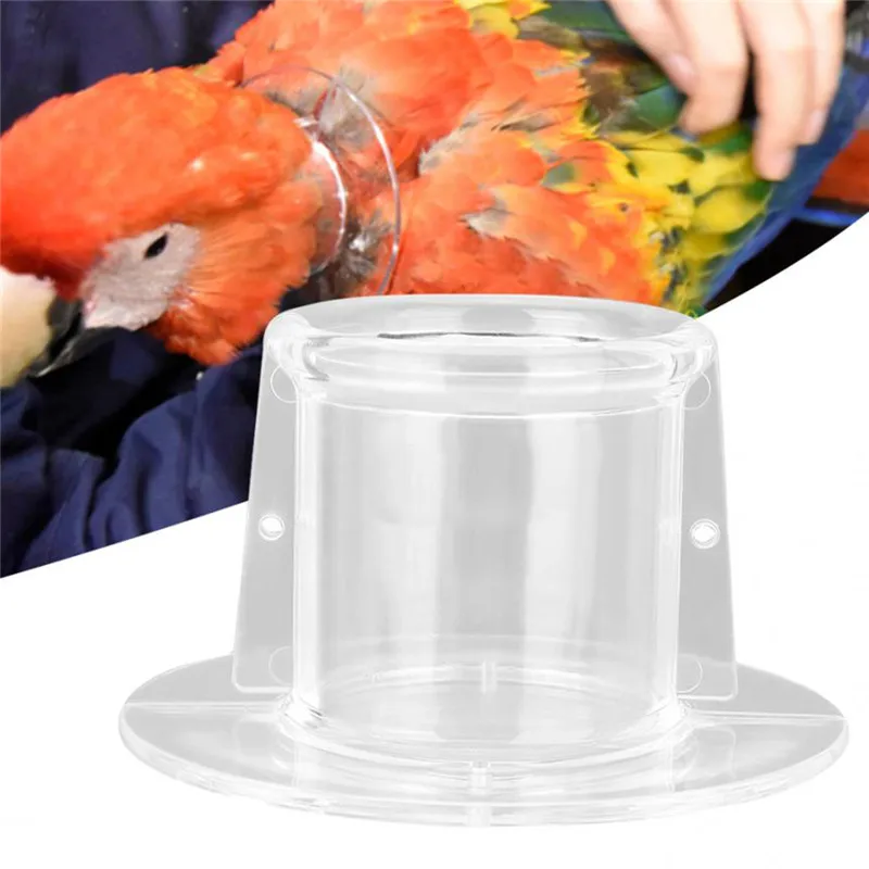 Bird Protective Bead Parrot Collar Anti Feather Picking Ring Anti-Plucking Anti-Grab Collars Pet Supplies for Rodents & Birds