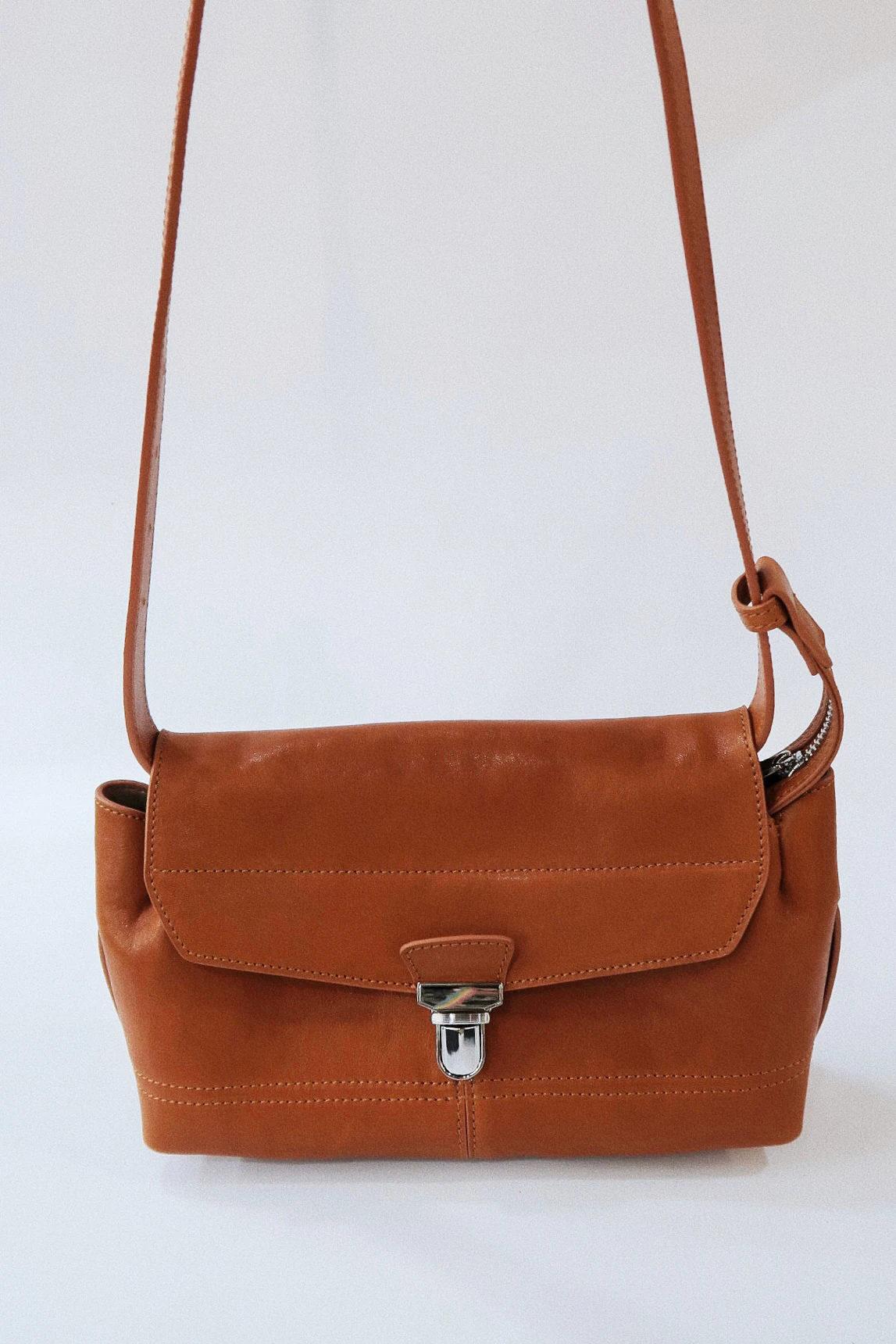 2024SpringSummerCowhideLeatherCrossbodyShoulderBagWomen'sBagFemale'sBag