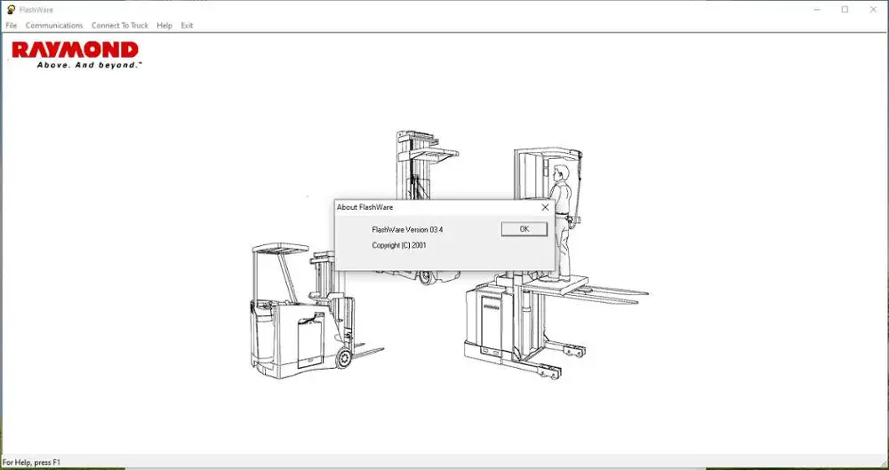 

Raymond Flashware Version 03.4+FlashWare