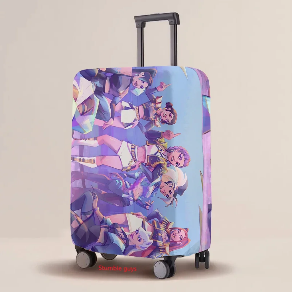 

Kpop Demon Hunters Luggage Cover Fashion Wear-Resistant Elastic Protective Case Cartoon Print Travel Accessories​