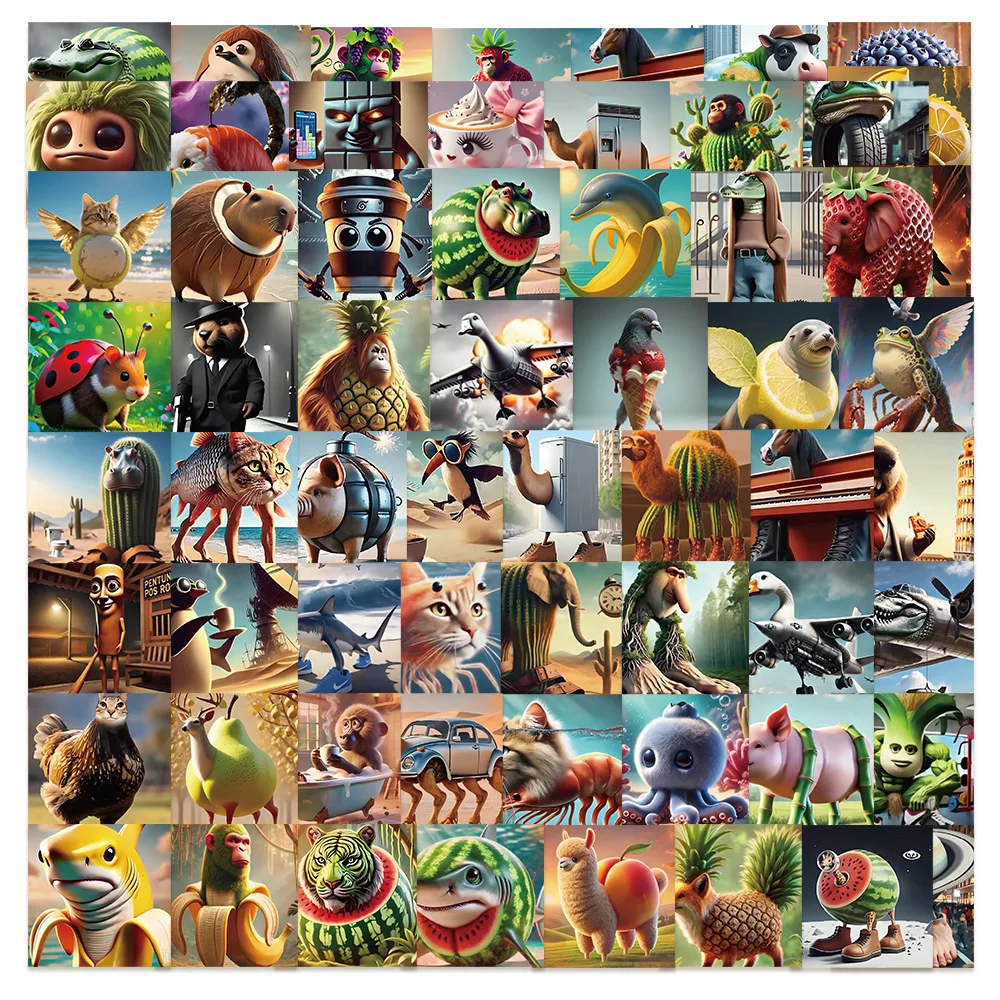 

1080Pcs Tung Tung Tung Sahur Stickers Italian Brainrot Funny Meme Decals Scrapbooking Notebook Luggage Laptop Skateboard Sticker