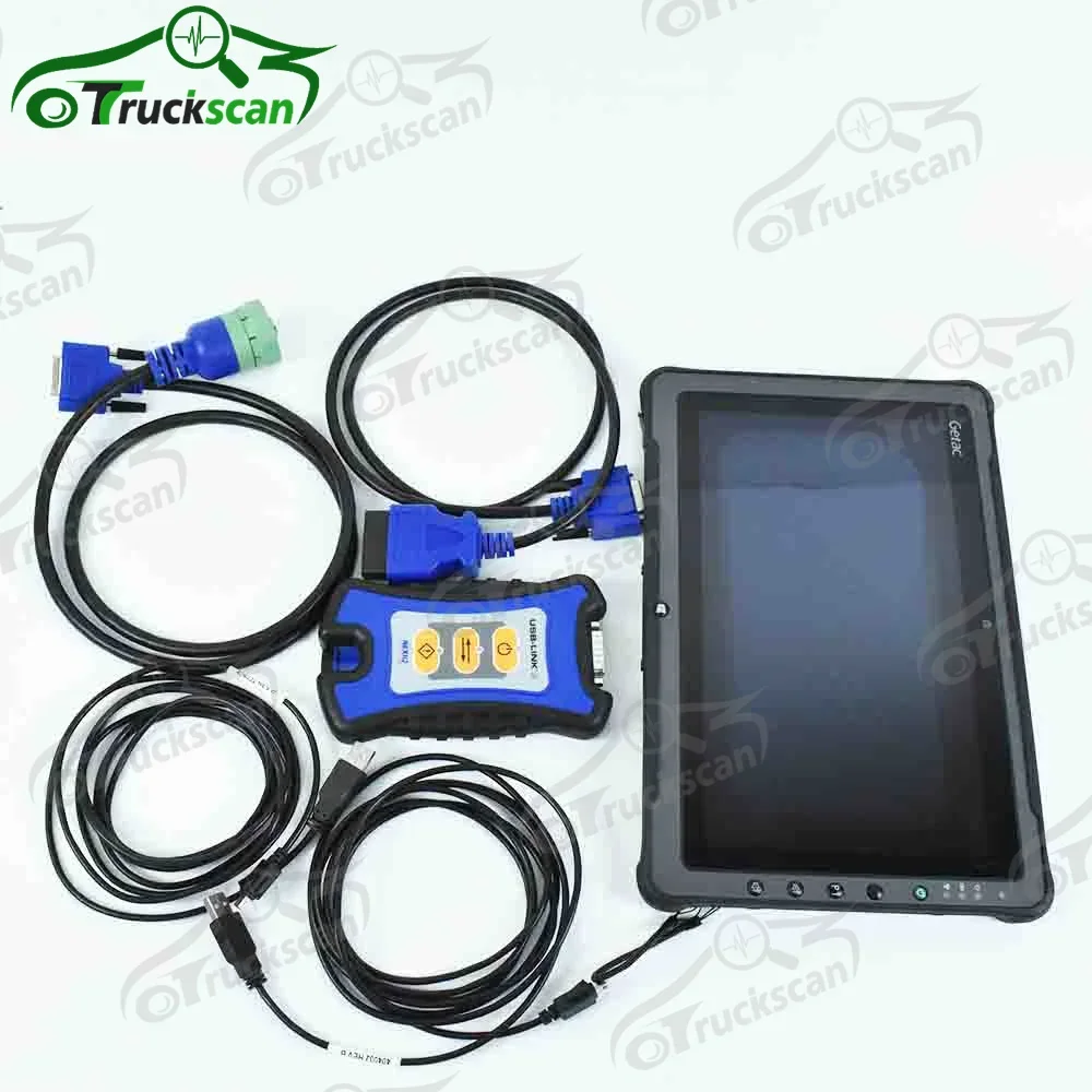 

Truck Diagnostic Tool USB Link Software Scanner for NEXIQ 125032 Excavator USB Link 3 with F110Tablet