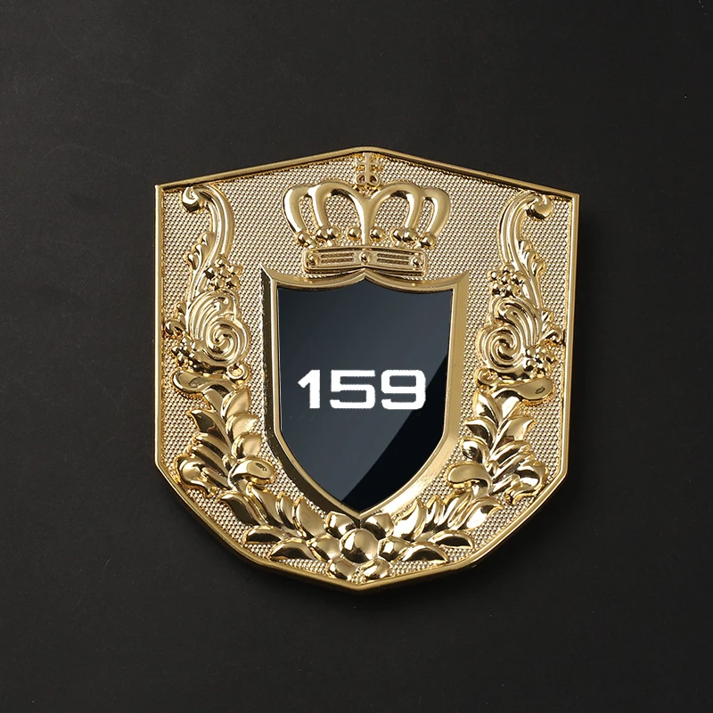 

Crown shape car front grille stickers, car front grille metal stickers for alfa romeo 159 with logo Car Accessories