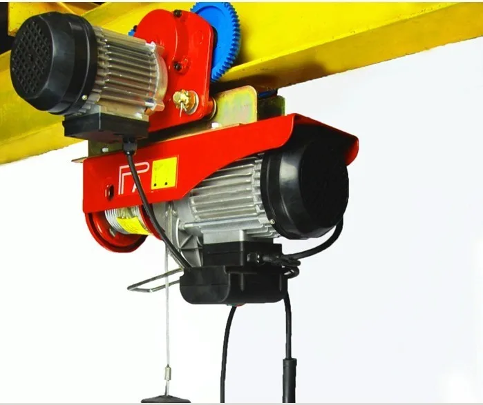 for PA100 to PA1200 Mini Electric Hoist Wire Rope Chain Hoist Remote Control Hoist Winch Lift 304 Stainless Steel Wooden Case PA