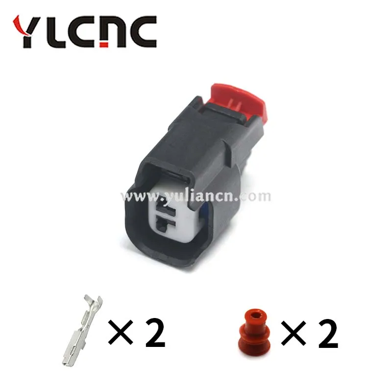 YLCNC factory direct sales 1Set 2Pin Auto Waterproof Connector ABS sensor Fuel injector Audio plug For Chrysler Jeep 34062-0028