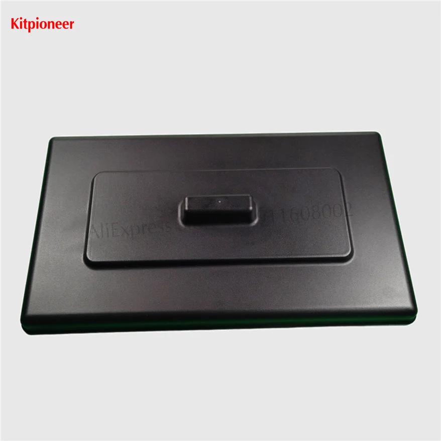 Two Pieces Top Lids Soft Ice Cream Machine Spare Parts Accessories Fittings Black Hopper Covers Size 34*19.5cm