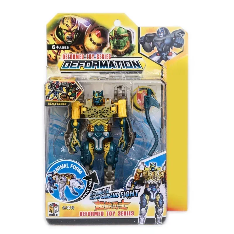 

Deformation Beasts Wars Leopard Animal Robots Warrior Doll Gifts Toy Anime Figure Action Figures Model Collect Ornaments