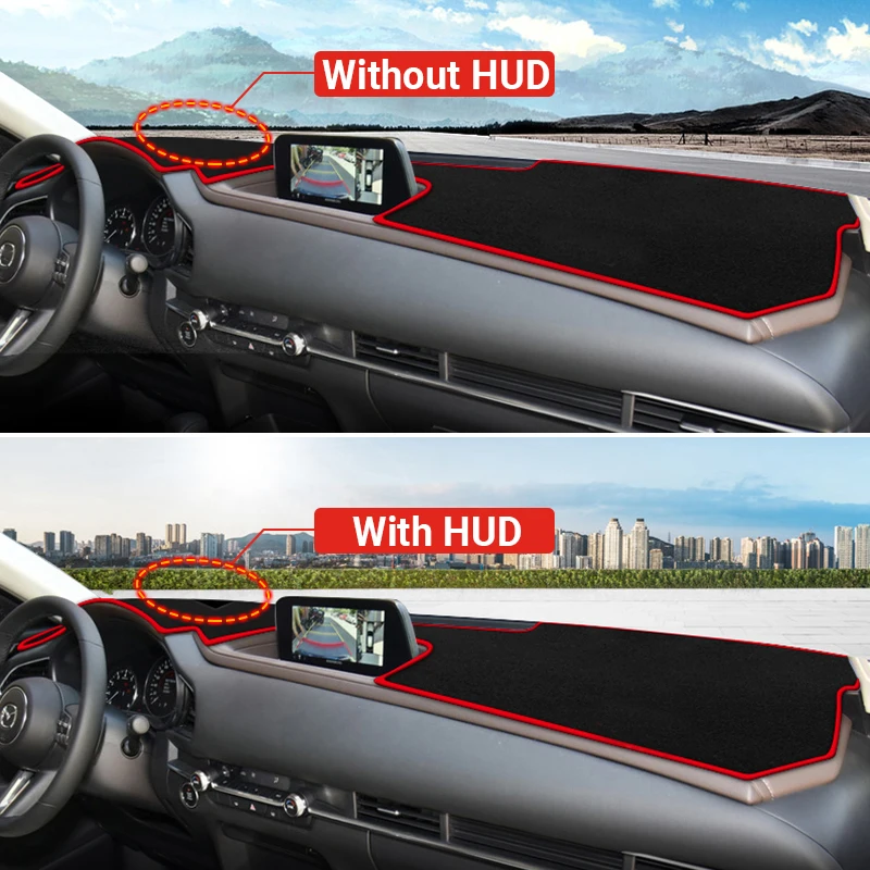 Für Mazda CX-30 CX30 DM 2019 2020 2021 2022 2023 2024 2025 2026 Armaturenbrettabdeckung Sonnenschutz Rutschfeste Matte Zubehör – Detail 5