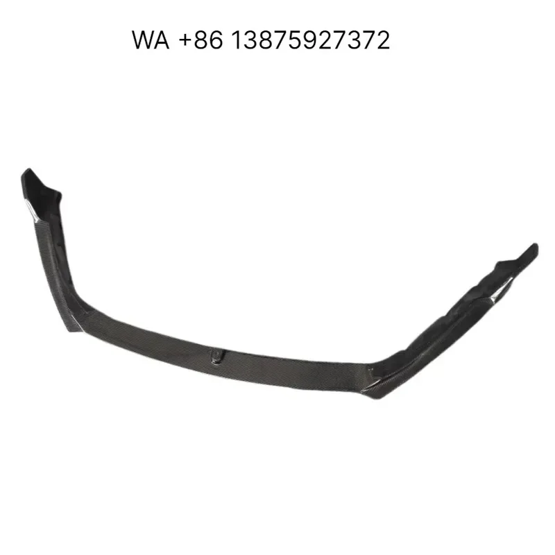Wmwmnu for F-TYPE Body Kit Genuine Carbon Fiber B-style Front Bumper Lip Front Lip Body Kit
