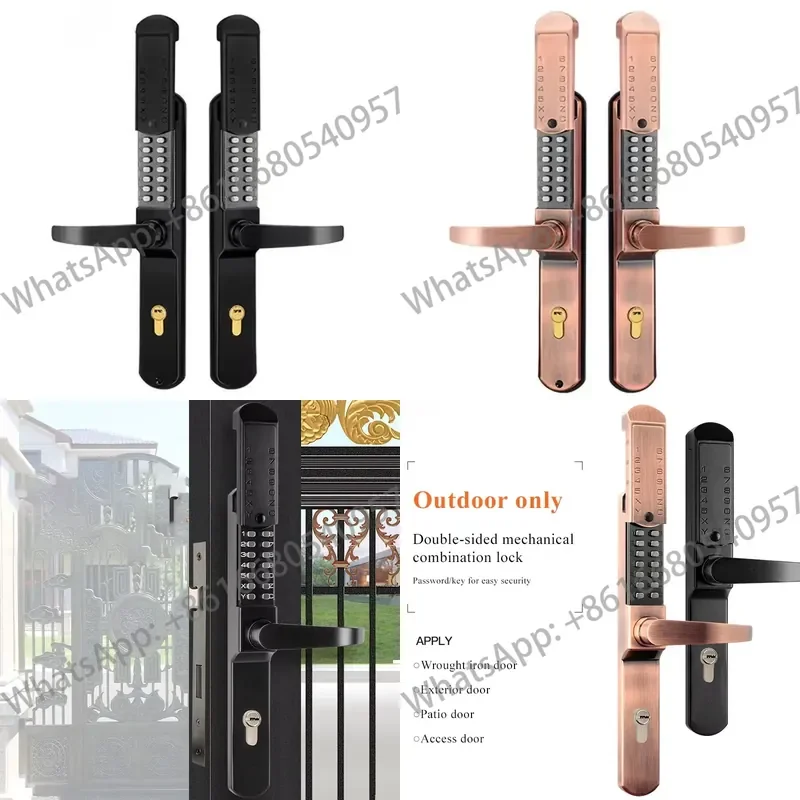 Wholesale Keyless Entry Door Stainless Steel Left Handed Digital Keypad High Security Combinatio No Finger Print