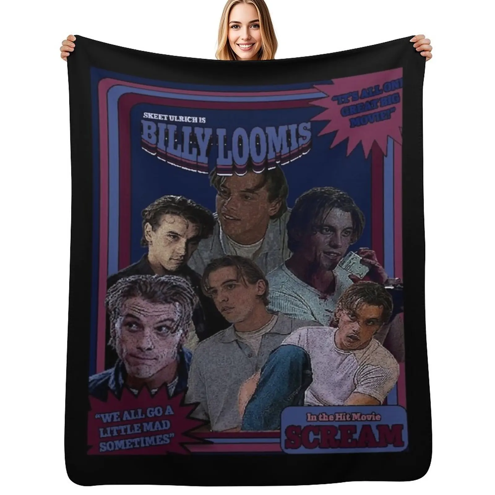 

Billy Loomis Throw Blanket Warm christmas gifts Thin Blanket