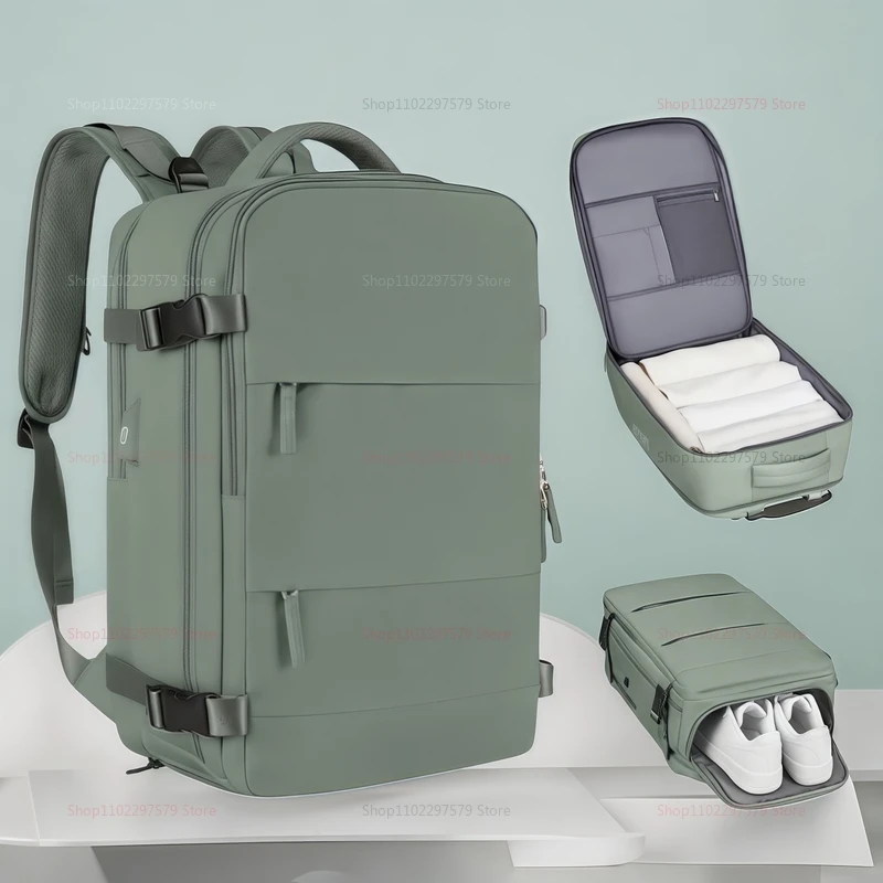 Modny, wielofunkcyjny plecak podróżny o dużej pojemności dla mężczyzn i kobiet. Codzienna biznesowa torba na laptopa. Idealna na weekendowe wycieczki