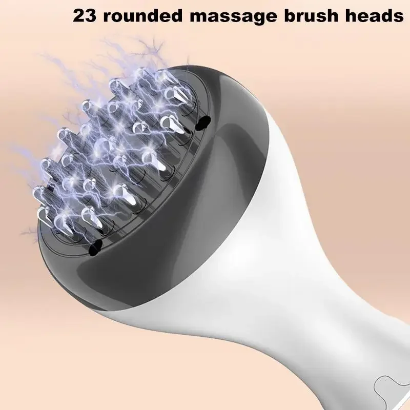 

3-in-1 Microcurrent Electric Body Brush, Gua Sha Massager with Vibration, Lymphatic Drainage Equipment for Legs Back Shaping