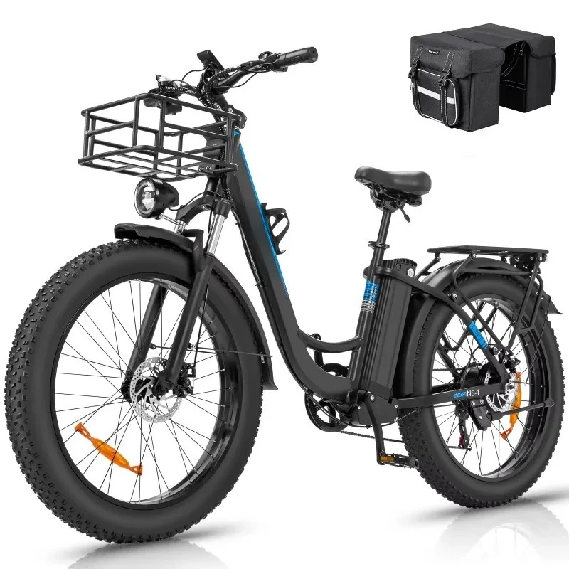 

Electric 26-Inch Fat Tire Bike with 1500W Smart Electronic Motor 48V Strong for All Terrain City & Outdoor Adventures
