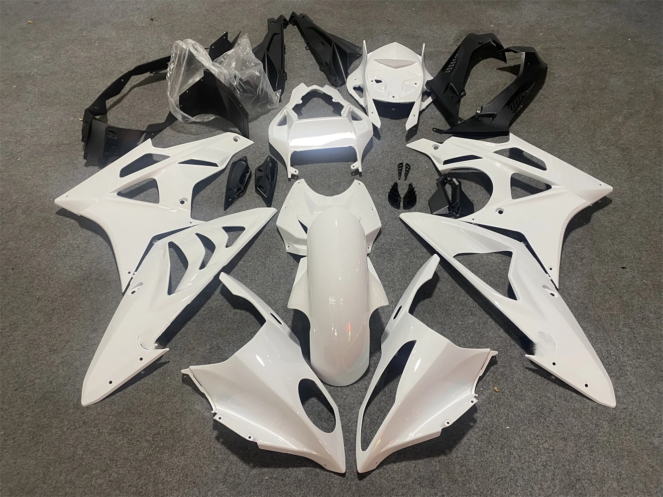 Motorcycle Fairing Kit Suitable for S1000RR 09-14 S1000 2009 2010 2011 2012 2013 2014 Fairing White