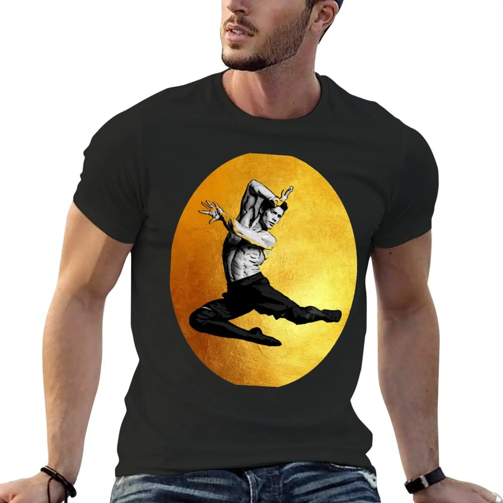 Roberto Bolle italian ballet dancer T-Shirt sublime anime t shirts cotton graphic tees sweat shirts, men