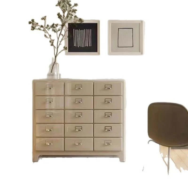 

Industrial style dining side cabinet container company self-service retro medieval industrial cabinet