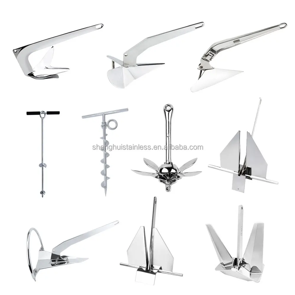15 KG Stainless Steel 316  Manufacture Delta Anchor for Boat